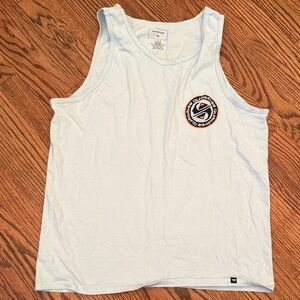Quiksilver White Tank Top
